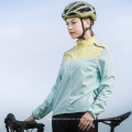 Chaqueta de ciclismo en ciclismo de viento para mujeres en ciclismo